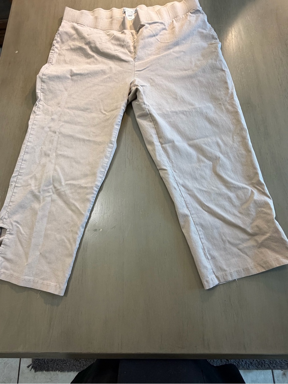 89th & Madison Light Beige Stretch Chinos